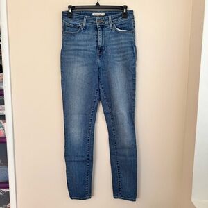 Levi's Women's Blue High Rise Skinny Jeans Sz 29